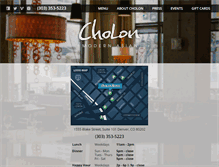 Tablet Screenshot of cholon.com